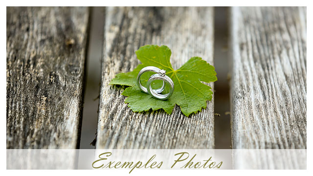 Exemples photos de mariages
